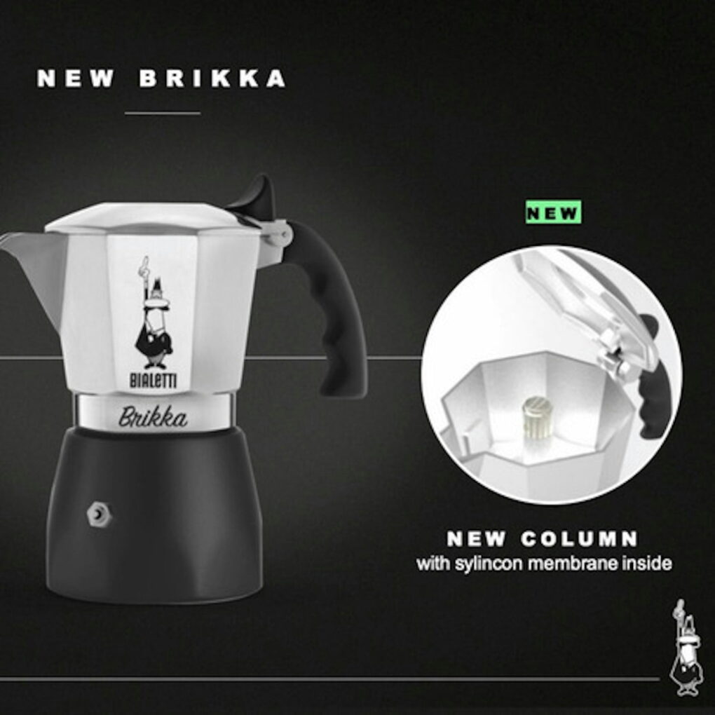 Bialetti New Brikka Mokapot (2 cup)