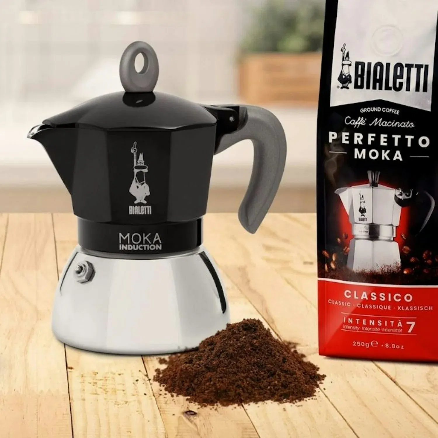 Bialetti İndüksiyon Mokapot Siyah