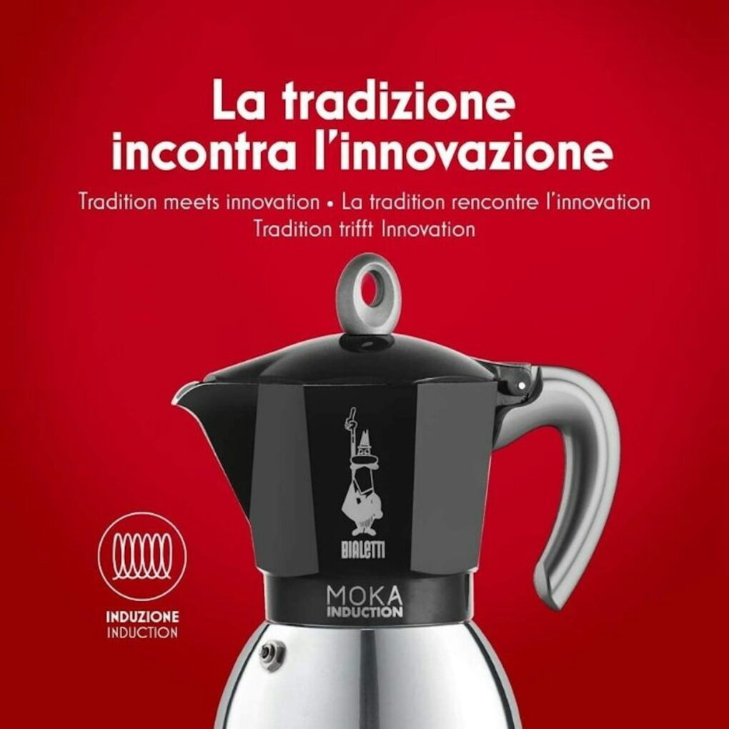 Bialetti İndüksiyon Mokapot Siyah