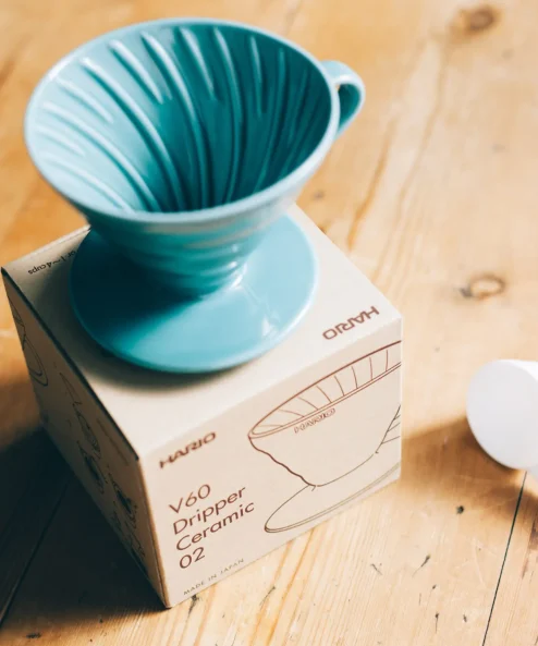Hario V60 02 Seramik Dripper (Turkuaz)