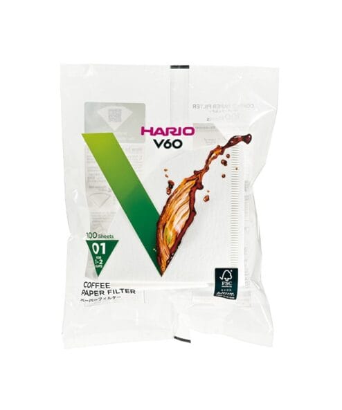 Hario V60 01 Dripper Filtresi (100 adet)