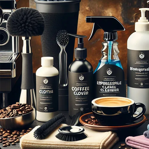 Cafe barista temizlik ürünleri malzemeleri