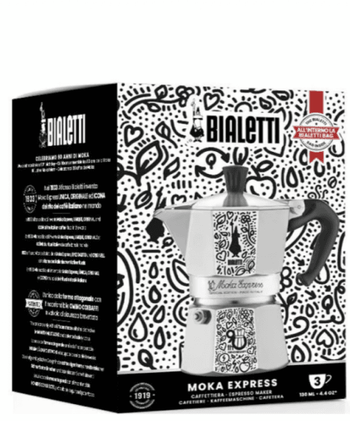 Bialetti Moka Express 3 Cup (90. Yıl Dönümü Özel Tasarım)