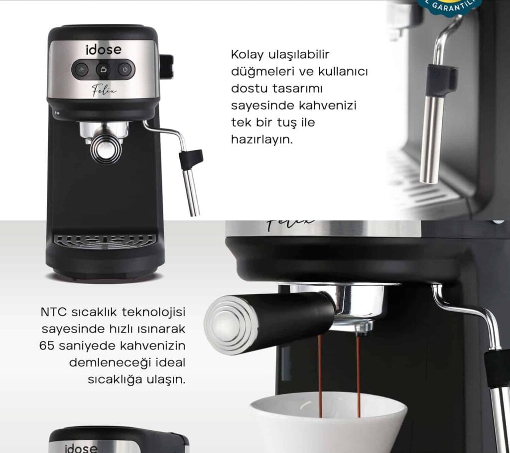 idose Felix Ev Tipi Kahve İçin İdeal