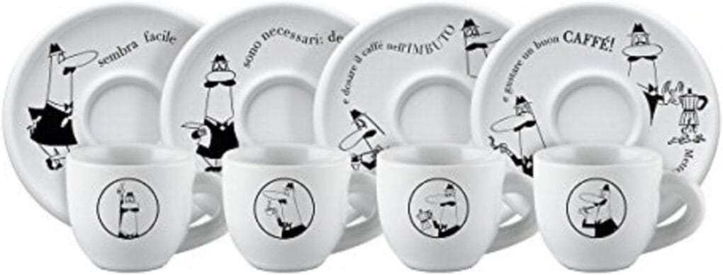 Bialetti Set 4'lü Carosello Espresso Fincan Seti
