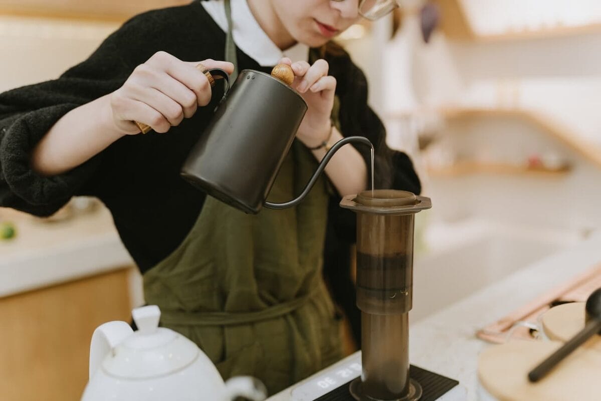 aeropress ile espresso yapımı