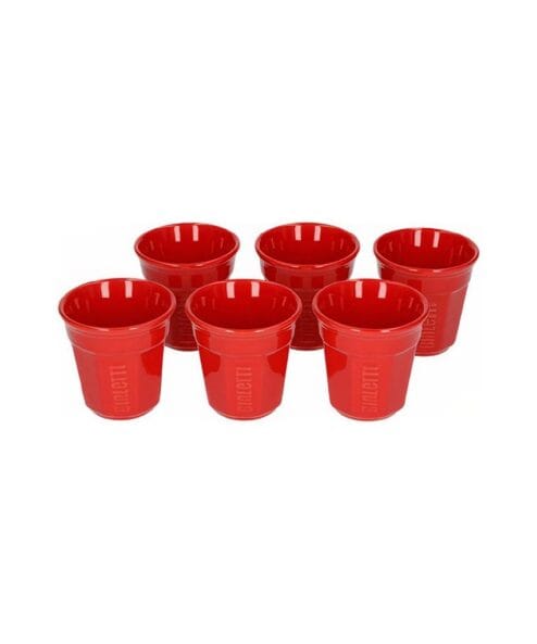 Bialetti Kırmızı Espresso Fincan Set