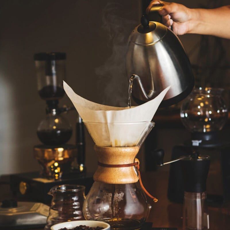 chemex ile kahve demleme
