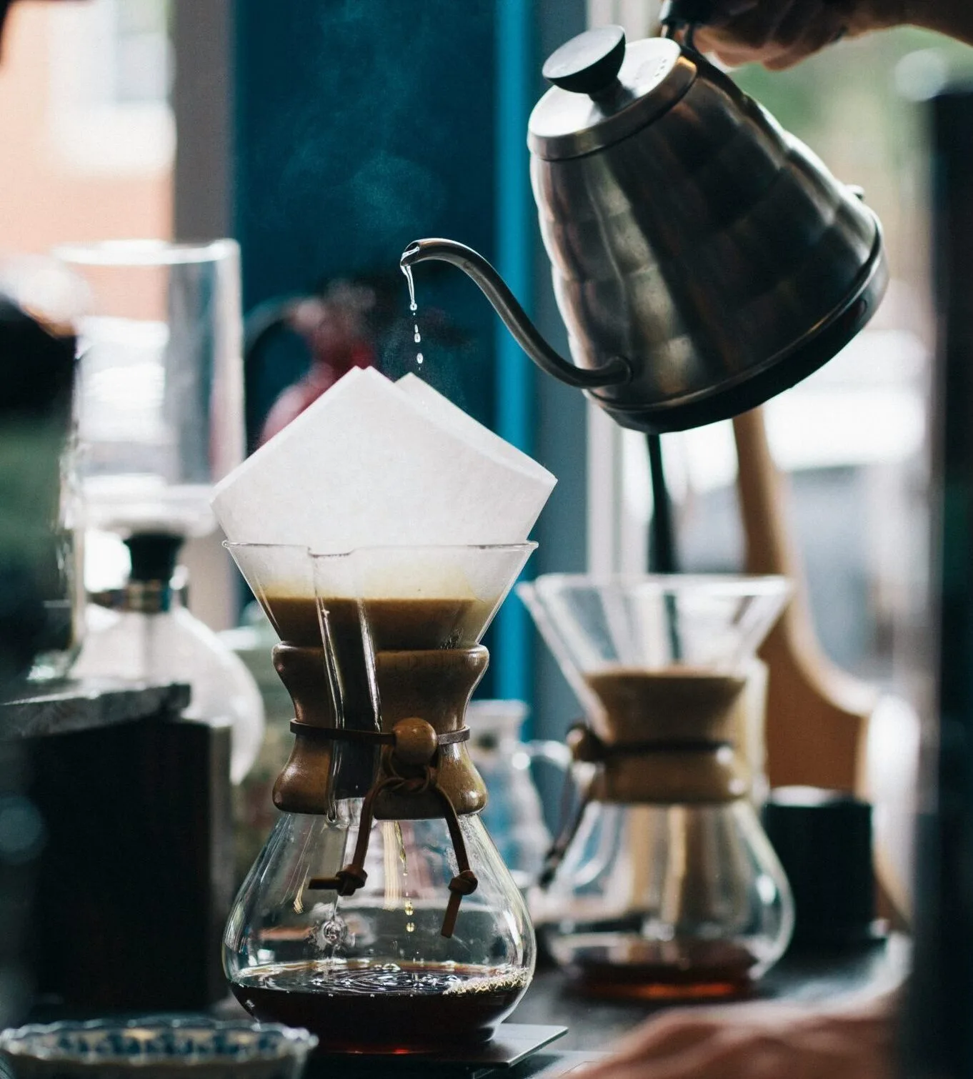 chemex ile kahve demleme