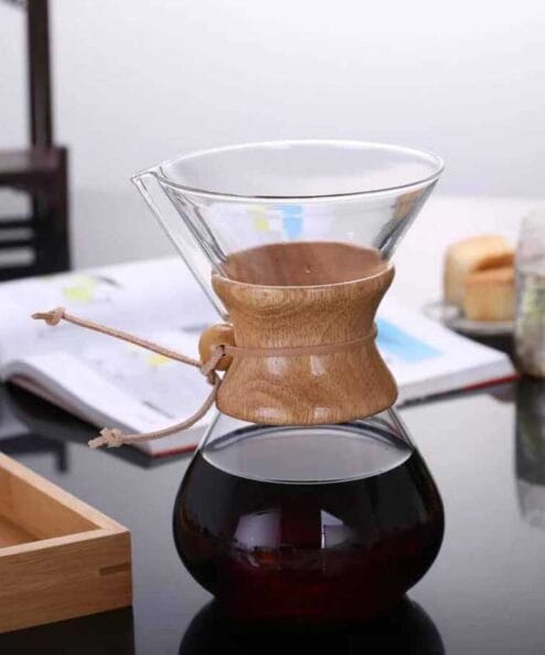 Epinox Pour Over Ahşap Tutacaklı 6 Cup