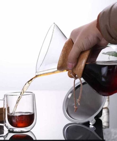 Epinox Pour Over Ahşap Tutacaklı 6 Cup