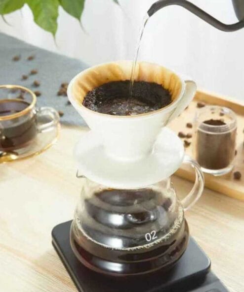 Epinox V60 Seramik Kahve Demleme Beyaz