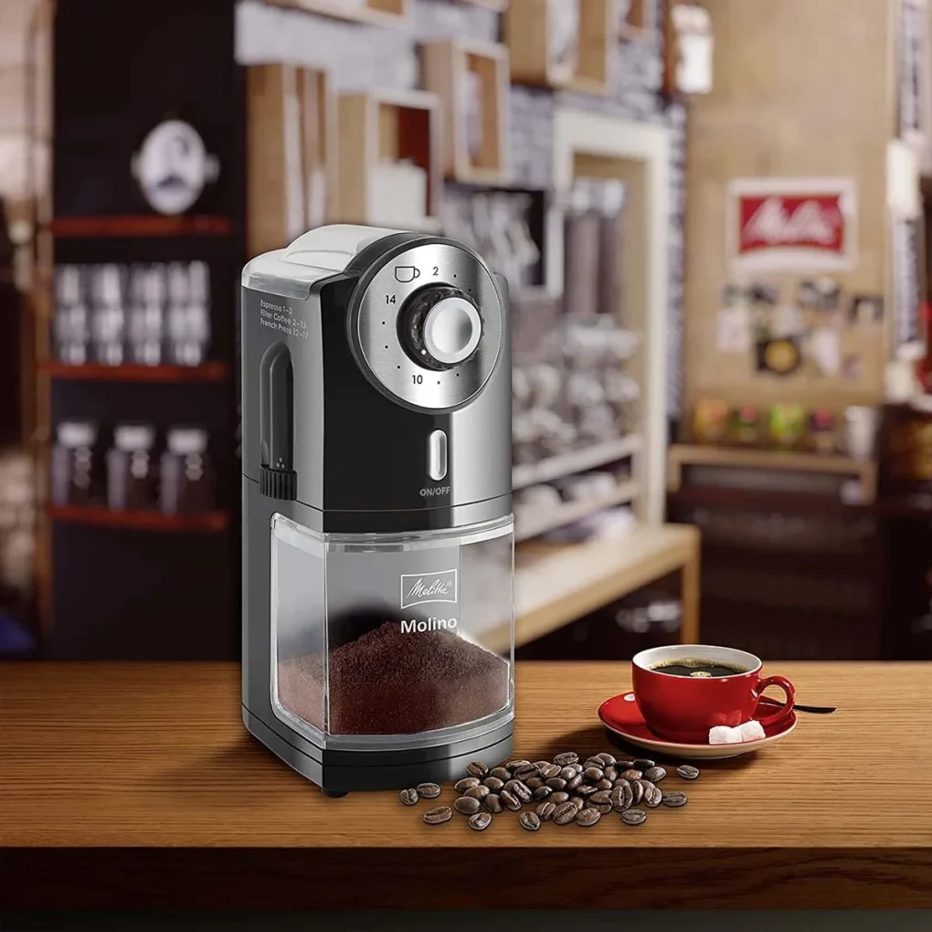 Melitta Molino Elektrikli Kahve Çekirdeği Öğütücüsü Siyah