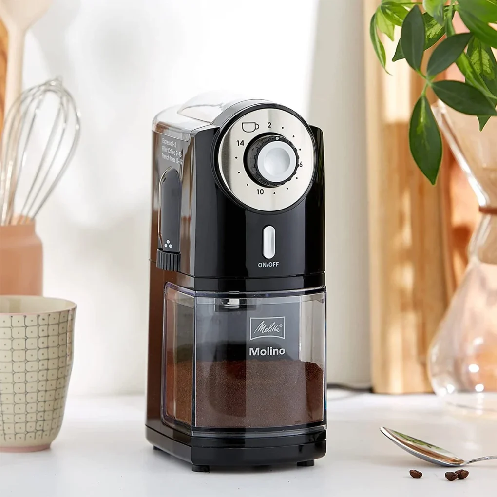 Melitta Molino Elektrikli Kahve Çekirdeği Öğütücüsü Siyah