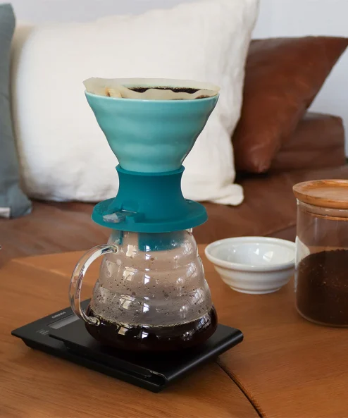 Hario V60 Immersion Ceramic Dripper SWITCH ( Turkuaz )