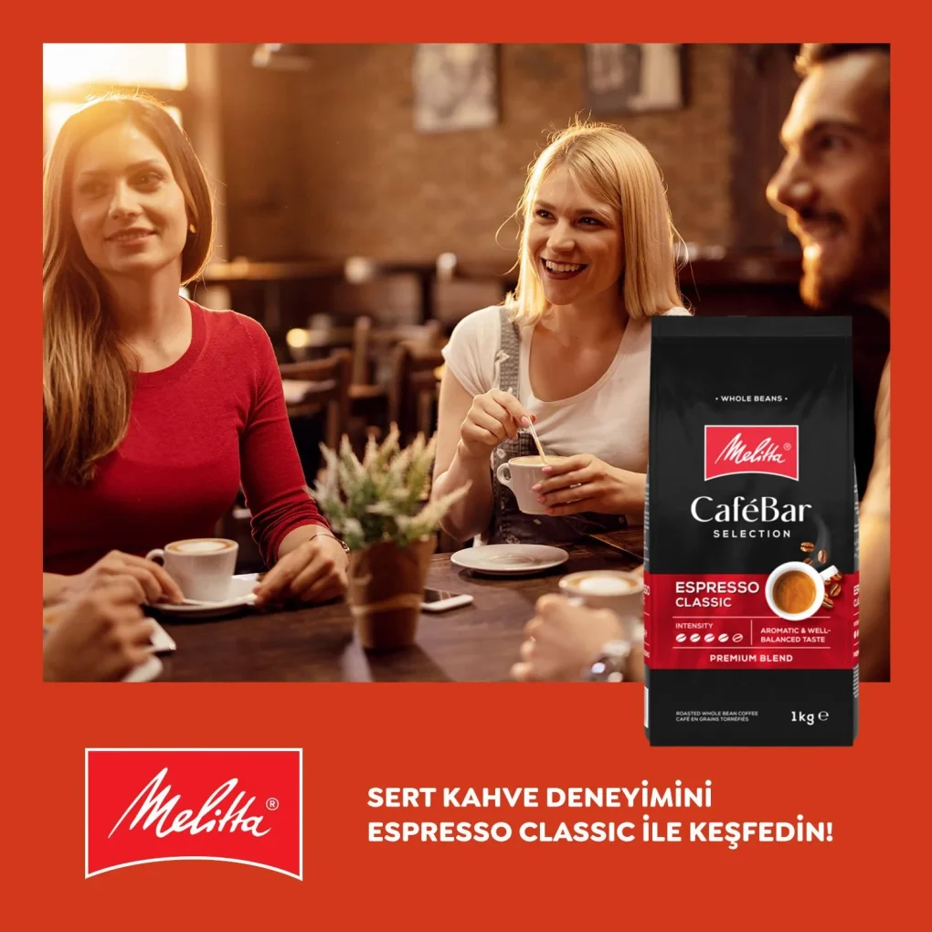 Melitta CafeBar Selection Espresso Classic Çekirdek Kahve