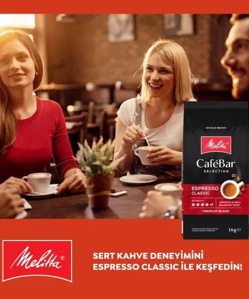 Melitta CafeBar Selection Espresso Classic Çekirdek Kahve