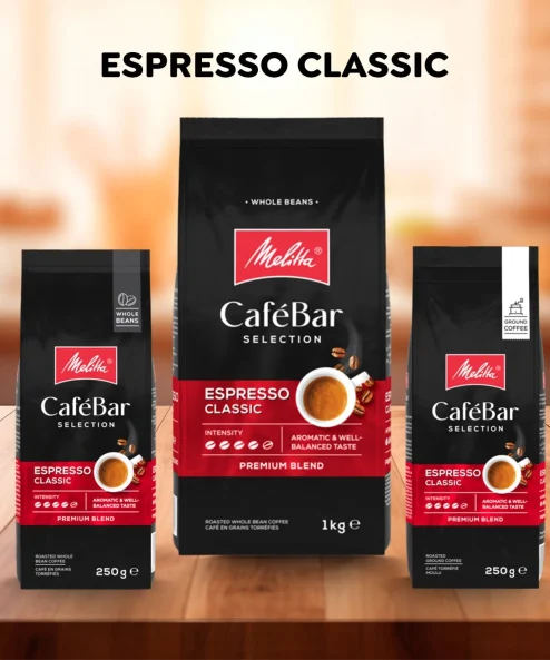 Melitta CafeBar Selection Espresso Classic Çekirdek Kahve
